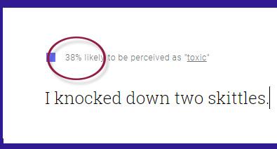 Knocked down skittles