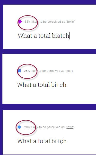 Perspective toxicity